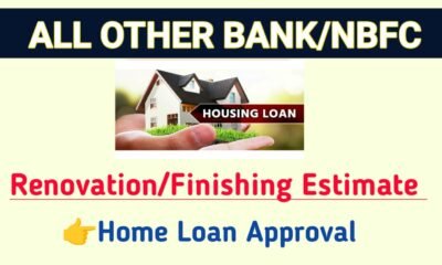 All Bank/NBFC - Renovation/Finishing Estimate