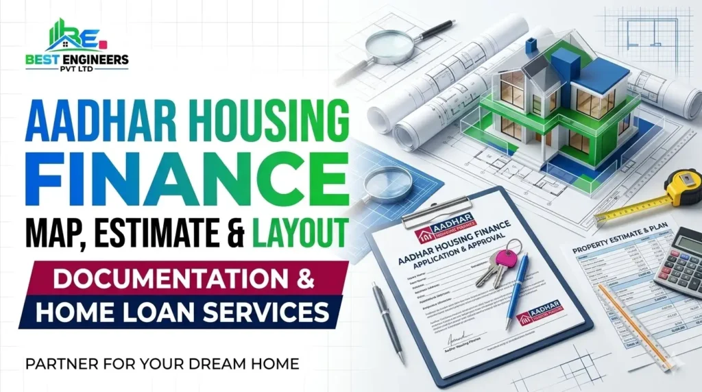 Aadhar Housing Finance documentation services map estimate