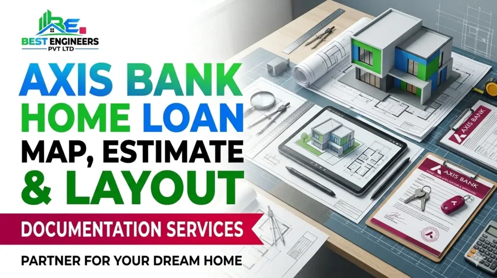 Axis Bank loan property plan map estimate services