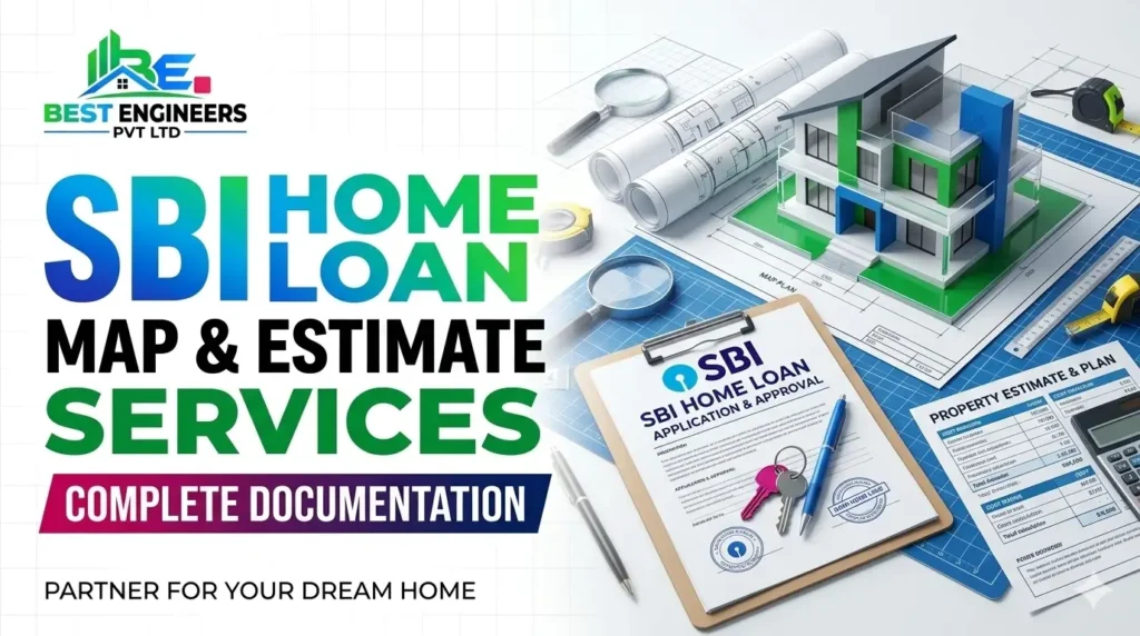 State Bank of India loan property plan map estimate services